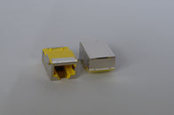 1000M 90 Degree Low Profile Rj45 Jack With Transformer SMT With Shielded Yellow