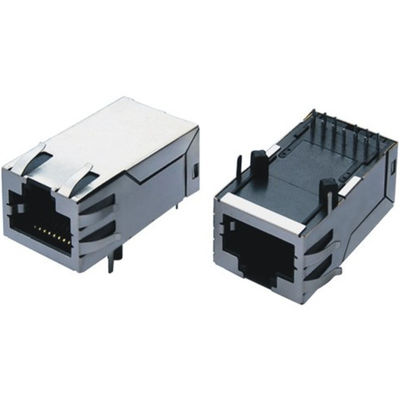 Male RJ45 Modular Jack with 8 Cores and 1 Port for Compact 9.7mm Width Networking